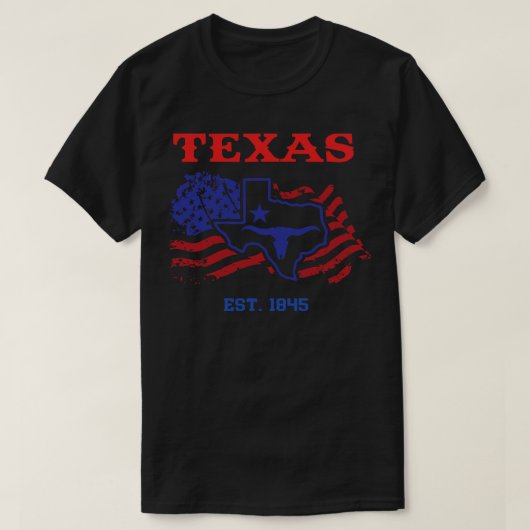 テキサス州Tシャツ6 Tシャツ (デザイン正面)