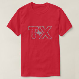 テキサス州TXの州のTシャツ Tシャツ
