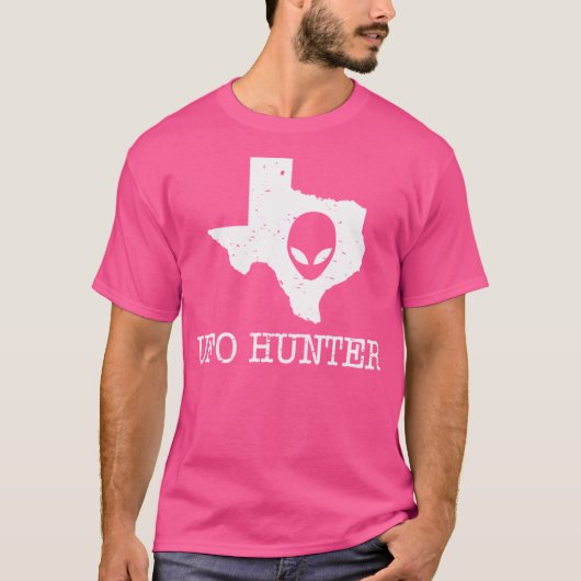 テキサス州UFOハンター Tシャツ (正面)