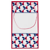 テキサス州USAクリスチャンカスタムお祝いパーティー スモールペーパーバッグ (裏面)