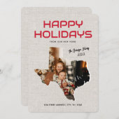 テキサス引越しのお知らせ ホリデーシーズン シーズンカード (正面/裏面)