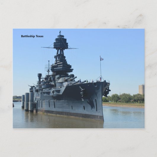 テキサス戦艦 ポストカード (正面)