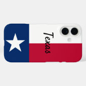 テキサス旗の携帯ケース Case-Mate iPhoneケース (裏面 (横))