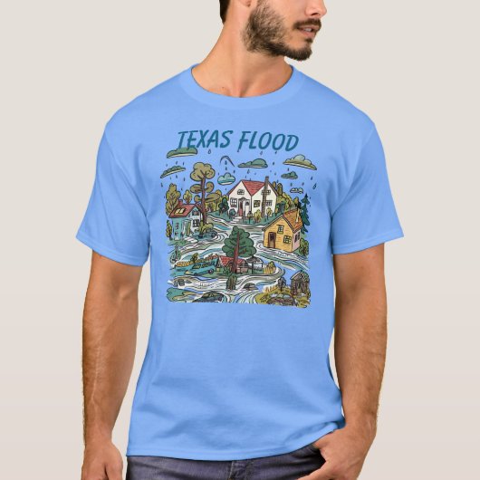 テキサス洪水 Tシャツ (正面)