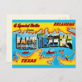 テキサス湖 グリーティング ポストカード ポストカード (正面/裏面)