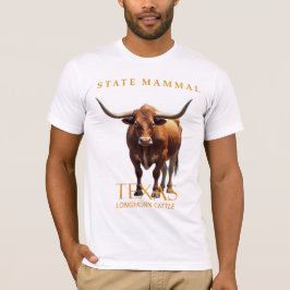 テキサス準州のビーフキャトル Tシャツ
