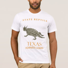 テキサス準州ツノトカゲ Tシャツ