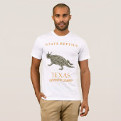 テキサス準州ツノトカゲ Tシャツ (正面フル)