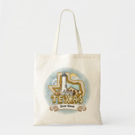 テキサス灯台 トートバッグ (正面)