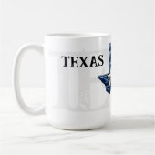 テキサス独立記念日セラミックマグカップ コーヒーマグカップ (左)