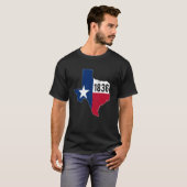 テキサス独立記念日 1836年3月2日からの自由 Tシャツ (正面フル)