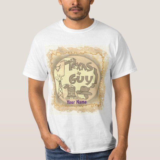 テキサス男Tシャツ Tシャツ (正面)