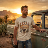 テキサス砂漠フロンティアの伝統Tシャツ Tシャツ