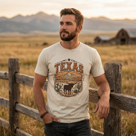 テキサス砂漠フロンティアの伝統Tシャツ Tシャツ