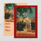 テキサス アルモ ビンテージ ご招待 招待状 (正面/裏面)