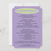 テキサス ウェディング リビー 招待状 (裏面)