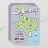 テキサス ウェディング リビー 招待状 (正面/裏面)