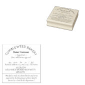 テキサス コテージ フード 法スタンプ ラバースタンプ (押印)