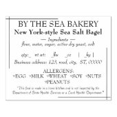 テキサス コテージ フード 法スタンプ ラバースタンプ (インプリント)