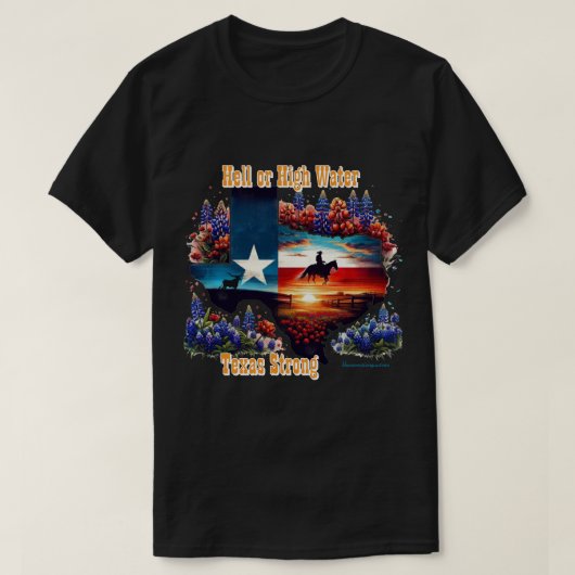 テキサス・ストロング Tシャツ (デザイン正面)