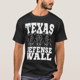 テキサス ディフェンス ウォール - ダラス フットボール Tシャツ
