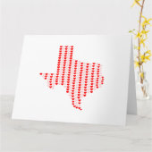 テキサス バレンタインカード カード (黄色い花)