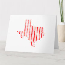 テキサス バレンタインカード