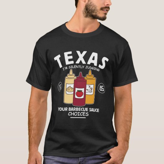 テキサス バーベキュー ソース Tシャツ (正面)