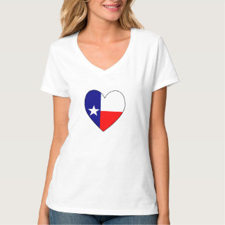 テキサス フラッグ ハート Tシャツ