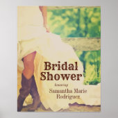 テキサス ブライド イン ブーツ ブライダル シャワー ポスター (正面)