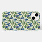 テキサス・ブルーボネットの花 フローラルiPhoneケース Case-Mate iPhoneケース (裏面 (横))