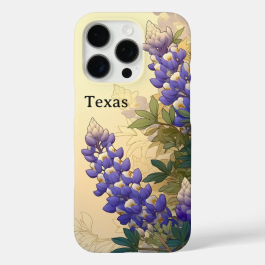 テキサス・ブルーボネットの荷札 Case-Mate iPhoneケース (裏面)