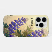 テキサス・ブルーボネットの荷札 iPhoneケース (裏面横)