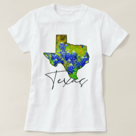 テキサス・ブルーボネット州のテキサス州ファインアート Tシャツ