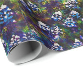 テキサス ブルー ボネット ブリッツ デザイン ラッピングペーパー (ロールコーナー)