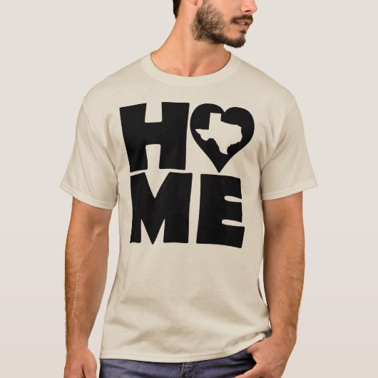 テキサス ホーム ハート ステート Tシャツ (正面)