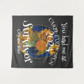 テキサス メンフィス ビーフ ポーク BBQ バーベキュー 2024 パーティー タペストリー (正面(横))