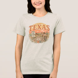 テキサス ルート66 ロンスターサンセット ヴィンテージ トライブレンドTシャツ