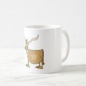 テキサス・ロングホーンの牛と星 コーヒーマグカップ (正面右)