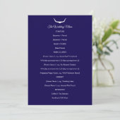 テキサス・ロングホーン ウェディングメニュー メニュー (スタンド正面)