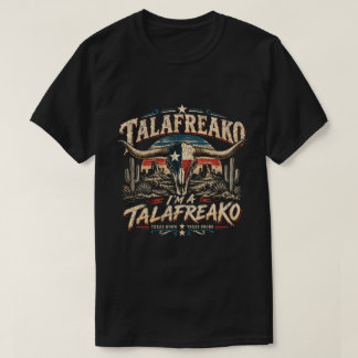 テキサス・ロングホーン・スカルを愛するフリーダムソウル Tシャツ