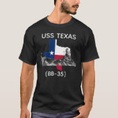 テキサス (BB-35) 2 Tシャツ (正面)