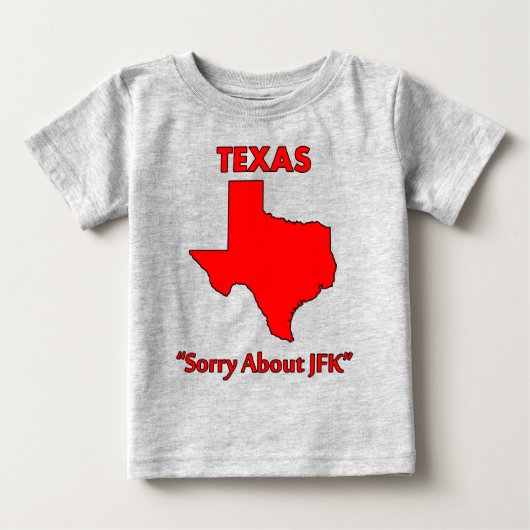 テキサス - JFKすまん ベビーTシャツ (正面)