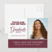 テキサスA&Mサナントニオ 案内ポストカード (正面/裏面)