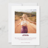 テキサスA&Mサンアントニオ 招待状 (裏面)