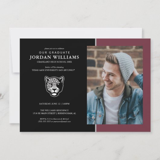 テキサスA&M大学サンアントニオ校 | ジャグアーズ 案内状 (正面)