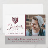 テキサスA&M大学サンアントニオ校 | ジャグワーズ 招待状 (正面/裏面)