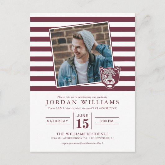 テキサスA&M大学サンアントニオ校 | ジャグワール 案内ポストカード (正面)