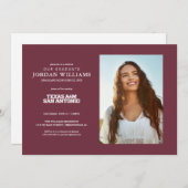 テキサスA&M大学サンアントニオ校 案内状 (正面/裏面)