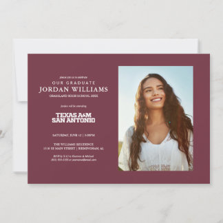 テキサスA&M大学サンアントニオ校 案内状